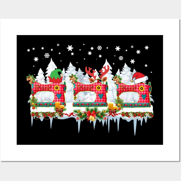 Sewing Machines Christmas Ornaments Funny Decorate Wall Art by mazurprop